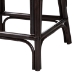 bali & pari Irene Natural Rattan Counter Stool - Handwoven Wicker Accent Stool with Lattice Backrest for Kitchen Island Seating - BSOIrene-Coffee Bean-Rattan-CS