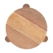 bali & pari Shadi Acacia Wood Multipurpose Accent Stool - Sculptural End Table with Tripod Base for Living Room, Bedroom or Dining Room - BSOShadi-Natural-Stool