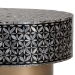 bali & pari Emery Capiz Shell Coffee Table - Mother of Pearl Oval Accent Table with Geometric Pattern and Pedestal Base for Living Room or Lounge Space - BSOF2508-FT2-Capiz-CT