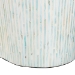 bali & pari Fiorella Capiz Shell Coffee Table - Mother of Pearl Irregular Shape Accent Table with Textured Inlay Surface for Living Room or Lounge Space - BSOF2508-FT6-Capiz-CT