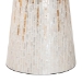 bali & pari Beile Capiz Shell Pedestal End Table - Mother of Pearl Scalloped Accent Table with Textured Inlay Surface for Living Room or Lounge Space - BSOF2508-FT9-Capiz-ET