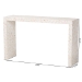 bali & pari Magara Capiz Shell Console Table - Mother of Pearl Waterfall Accent Table with Textured Inlay Surface for Living Room, Hallway or Entryway - BSOF2508-FT23-MOP-Console Table