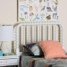 Baxton Studio Finley Turned Bobbin Headboard - Crafted Wood Panel with Decorative Spindle Design for Cottage Farmhouse Bedroom, Twin, White - BSOMG9820-White-Twin-Headboard