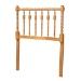 Baxton Studio Juliette Turned Spindle Headboard - Crafted Wood Panel with Decorative Spoke Design for Cottage Farmhouse Bedroom, Twin, Oak Brown