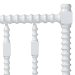 Baxton Studio Juliette Turned Spindle Headboard - Crafted Wood Panel with Decorative Spoke Design for Cottage Farmhouse Bedroom, Full, White - BSOMG9821-White-Full-Headboard