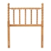 Baxton Studio Edaline Bamboo Motif Headboard - Crafted Wood Panel with Decorative Turned Spindle Design for Boho Costal Bedroom, Twin, Oak Brown - BSOMG9822-NT Oak-Twin-Headboard