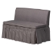 Baxton Studio Reginald 3-Piece Fabric Upholstered Dining Nook Set - Corner Kitchen Dining Banquette Set with Skirted Base, L-Shaped Seating for Small Spaces, Grey - BSORedmond-Grey/Walnut-3PC Dining Nook Set