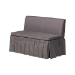 Baxton Studio Meyer 2-Piece Fabric Upholstered Dining Nook Bench Set - Corner Kitchen Banquette Seating with Skirted Base, L-Shaped Breakfast Nook for Small Spaces, Grey - BSOBBT8116-Grey-XD45-2PC SF Bench
