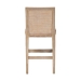 bali & pari Ashford Whitewash Rattan Counter Stool - Mahogany Wood Frame with Handwoven Wicker Backrest and Braided Rope Inserts for Coastal Kitchen - BSOMD-39961-Ashford-White Wash-Wood-Cushion-CS