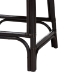 bali & pari Acton Natural Rattan Counter Stool - Handwoven Wicker Accent Stool with Tall Back and Sloped Arms, Boho Coastal Kitchen Seating - BSOActon-Coffee Bean Rattan-Cushion-CS