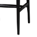 bali & pari Fika Wishbone Dining Chair with Handwoven Seagrass Seat - Mahogany Wood Frame Armchair for Modern Coastal Dining Rooms, Black - BSOFika-Black Wood/Abaca White Weaving-DC
