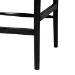 bali & pari Fika Wishbone Counter Stool with Handwoven Seagrass Seat - Mahogany Wood Frame Counter Height Seating for Kitchen Island or Dining Area, Black - BSOFika-Black Wood/Abaca White Weaving-CS
