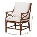 bali & pari Cleantha Marbled Tortoise Natural Rattan Armchair - Handcrafted Wicker Accent Chair with Curved Armrests and Cushioned Seat for Coastal Living Room or Sun Room - BSOWS241-Tortoise-Rattan-Cushion-AC