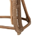 bali & pari Isra Natural Rattan Accent Chair with Handwoven Synthetic Wicker - Curved Barrel Back Lounge Chair for Coastal Living Spaces - BSOIsra-Natural-Rattan/Banana Fiber-AC