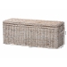 bali & pari Clarette Whitewashed Rattan Storage Bench - Handwoven Wicker Storage Trunk with Lift-Top Lid, Boho Coastal Seating for Living Room, Bedroom, or Entryway - BSOCloudhaven-LG-White Wash Rattan-Bench