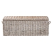 bali & pari Clarette Whitewashed Rattan Storage Bench - Handwoven Wicker Storage Trunk with Lift-Top Lid, Boho Coastal Seating for Living Room, Bedroom, or Entryway - BSOCloudhaven-LG-White Wash Rattan-Bench