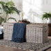 bali & pari Clarette Whitewashed Rattan Storage Bench - Handwoven Wicker Storage Trunk with Lift-Top Lid, Boho Coastal Seating for Living Room, Bedroom, or Entryway - BSOCloudhaven-LG-White Wash Rattan-Bench