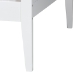Baxton Studio Lara Twin Daybed - Modern Wood Bed Frame with Wraparound Laser-Cut Decorative Headboard Overlay, White - BSOLara-White Solid-Daybed-Twin