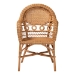 bali & pari Abigale Natural Rattan Dining Chair - Handwoven Wicker Accent Chair with Arms and Openwork Frame for Kitchen or Dining Room - BSOAbigale-Light Honey Rattan-Arm-DC