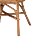 bali & pari Abigale Natural Rattan Dining Chair - Handwoven Wicker Accent Chair with Arms and Openwork Frame for Kitchen or Dining Room - BSOAbigale-Light Honey Rattan-Arm-DC