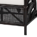 bali & pari Paden Natural Rattan Armchair - Handwoven Wicker Accent Chair with Banana Leaf Frame for Living Room or Sun Room - BSOPaden-Rattan/Coffee Bean-Cushion-CC