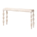 bali & pari Lejane Woven Seagrass Console Table - Handwoven Wicker Waterfall Accent Table with for Entryway, Living Room, or Hallway