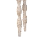 bali & pari Lejane Woven Seagrass Console Table - Handwoven Wicker Waterfall Accent Table with for Entryway, Living Room, or Hallway - BSOMD-39958-White Wash Rustic-Wood-KD/Box-CST