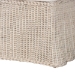 bali & pari Sara Natural Rattan 2-Piece Dining Chair Set - Handwoven Wicker Accent Chair with Scalloped Skirt Base and Tall Backrest - BSOSara-White Wash Rattan-Cushion-DC