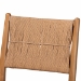 bali & pari Alva Paper Loom Woven 2-Piece Dining Chair Set - Handwoven Side Chair with Mahogany Wood Frame for Kitchen or Dining Room - BSOMD-39889-Alva-Honey-Wooden-DC