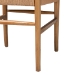 bali & pari Alva Paper Loom Woven 2-Piece Dining Chair Set - Handwoven Side Chair with Mahogany Wood Frame for Kitchen or Dining Room - BSOMD-39889-Alva-Honey-Wooden-DC