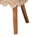 bali & pari Mabel Natural Rattan 2-Piece Dining Chair Set - Handwoven Wicker Accent Chair with Wingback Frame and Seat Cushion for Kitchen or Dining Room - BSOMabel-Natural Rattan-Cushion-DC