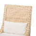 bali & pari Haybourne Natural Rattan 2-Piece Dining Chair Set - Handwoven Wicker Accent Seating with Wingback Frame for Kitchen or Dining Room - BSOHaybourne-Natural Rattan-Cushion-DC