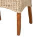 bali & pari Haybourne Natural Rattan 2-Piece Dining Chair Set - Handwoven Wicker Accent Seating with Wingback Frame for Kitchen or Dining Room - BSOHaybourne-Natural Rattan-Cushion-DC