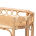 bali & pari Rene Natural Rattan Kitchen Cart - 2-Tier Handwoven Wicker Storage Trolley with Handle for Kitchen or Lounge - BSORene-Natural Rattan-Cart