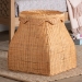 bali & pari Ada Natural Rattan Laundry Hamper - Handwoven Wicker Storage Basket for Laundry Room, Bathroom, or Bedroom Organization - BSOWS251-Honey Ada Rattan-Basket