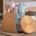 bali & pari Ada Natural Rattan Laundry Hamper - Handwoven Wicker Storage Basket for Laundry Room, Bathroom, or Bedroom Organization - BSOWS251-Honey Ada Rattan-Basket