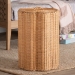 bali & pari Danilo Natural Rattan Laundry Hamper - Handwoven Wicker Storage Basket for Laundry Room, Bathroom, or Bedroom Organization - BSOWS252-Honey Ada Rattan-Basket
