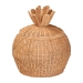 bali & pari Pelham Natural Rattan Laundry Hamper - Handwoven Wicker Storage Basket for Laundry Room, Bathroom, or Bedroom Organization, Small