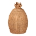 bali & pari Pelham Natural Rattan Laundry Hamper - Handwoven Wicker Storage Basket for Laundry Room, Bathroom, or Bedroom Organization, Large