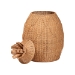 bali & pari Pelham Natural Rattan Laundry Hamper - Handwoven Wicker Storage Basket for Laundry Room, Bathroom, or Bedroom Organization, Large - BSOWS254-Large-Natural Rattan-Basket