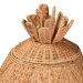 bali & pari Pelham Natural Rattan Laundry Hamper - Handwoven Wicker Storage Basket for Laundry Room, Bathroom, or Bedroom Organization, Large - BSOWS254-Large-Natural Rattan-Basket