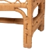 bali & pari Ayala Natural Rattan Accent Bench - Handwoven Wicker Accent Seating with Decorative Apron and Integrated Handles for Living Room, Bedroom, Or Entryway - BSOAyala-Light Honey Rattan-Bench