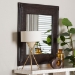 bali & pari Candela Natural Rattan Wall Mirror - Handwoven Wicker Accent Piece with Inset Mirrored Glass and Textured Frame - BSOCandela-Rattan/Coffee Bean-Mirror
