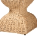 bali & pari Hideo Natural Rattan End Table - Handwoven Wicker Sculptural Accent Table with Pedestal Base - BSOHideo-Natural Rattan-ET