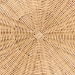 bali & pari Hideo Natural Rattan End Table - Handwoven Wicker Sculptural Accent Table with Pedestal Base - BSOHideo-Natural Rattan-ET