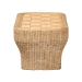 bali & pari Canika Natural Rattan Coffee Table - Handwoven Wicker Accent Table with Checkered Tabletop and Waterfall Base for Living Room or Sunroom - BSOCheckered-Natural-Rattan-CT