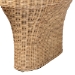 bali & pari Canika Natural Rattan Coffee Table - Handwoven Wicker Accent Table with Checkered Tabletop and Waterfall Base for Living Room or Sunroom - BSOCheckered-Natural-Rattan-CT