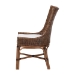 bali & pari Bella Rattan Dining Chair with Cushion - Handwoven Wicker Accent Side Chair with High Backrest, Coastal Boho Seating for Kitchen or Dining Area, Coffee Bean - BSOBella-Coffee Antique/Rattan-DC