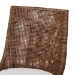bali & pari Bella Rattan Dining Chair with Cushion - Handwoven Wicker Accent Side Chair with High Backrest, Coastal Boho Seating for Kitchen or Dining Area, Coffee Bean - BSOBella-Coffee Antique/Rattan-DC