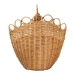bali & pari Florabel Natural Rattan Peacock Basket - Handwoven Wicker Storage Solution - BSOFlocks-Light Honey Rattan-Basket